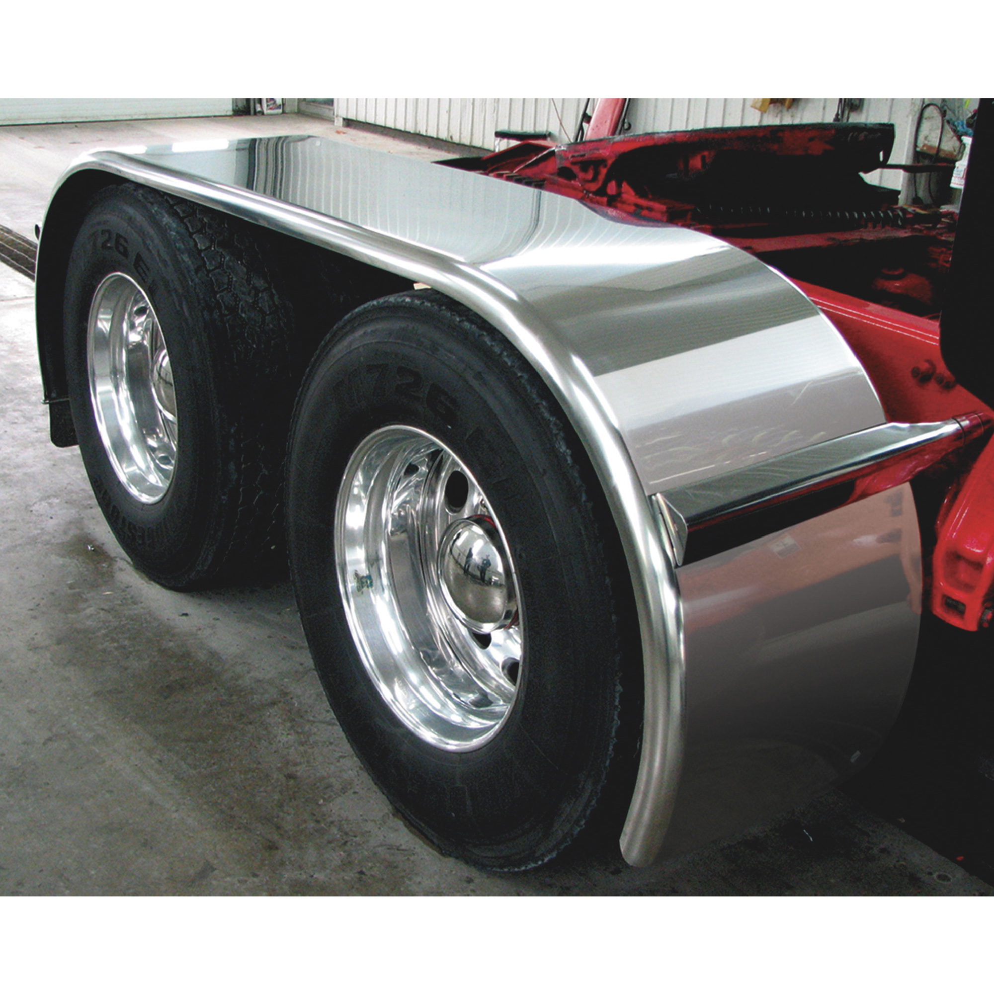 Trux Accessories Smooth Boss Extra Long Full Truck Fenders, 142in.L, Model# TFEN-F10